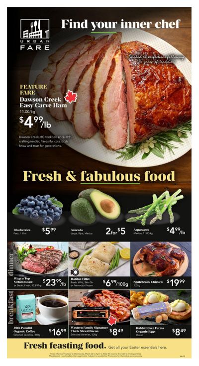 Urban Fare Flyer March 26 to April 1