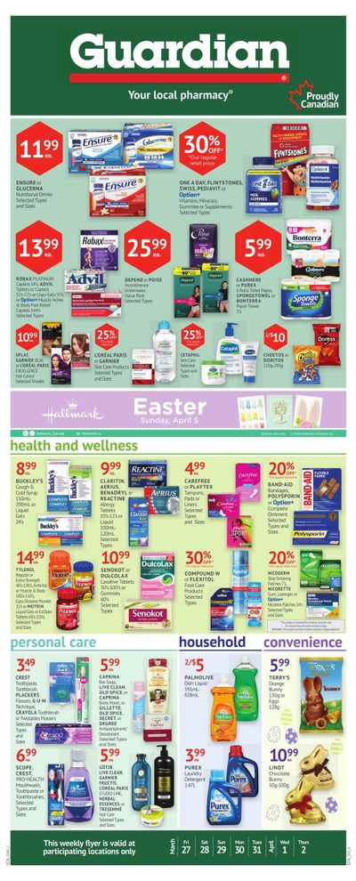 Guardian Flyer March 27 to April 2