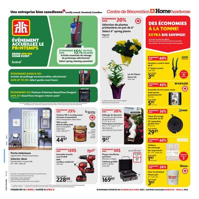 Home Hardware Building Centre (QC) Flyer March 26 to April 8