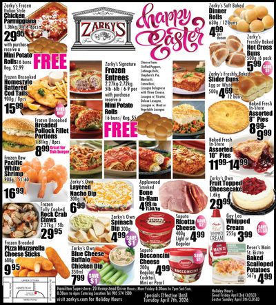 Zarky's Flyer March 25 to 31