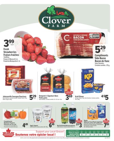 Clover Farm (Atlantic) Flyer March 26 to April 1