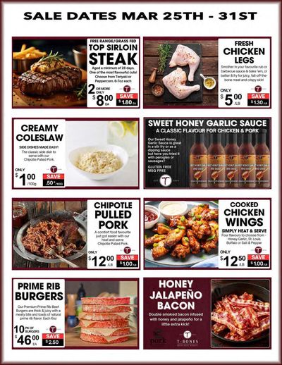T-Bone's Flyer March 25 to 31