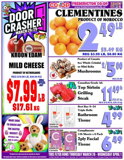 Fredericton Co-op Flyer March 26 to April 1