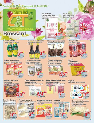 Marche C&T (Brossard) Flyer March 26 to April 1
