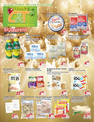 Marche C&T (St. Laurent) Flyer March 26 to April 1