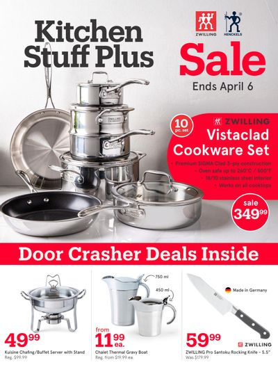 Kitchen Stuff Plus Flyer March 26 to April 6