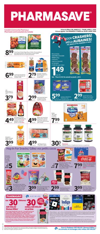 Pharmasave (NB) Flyer March 27 to April 2