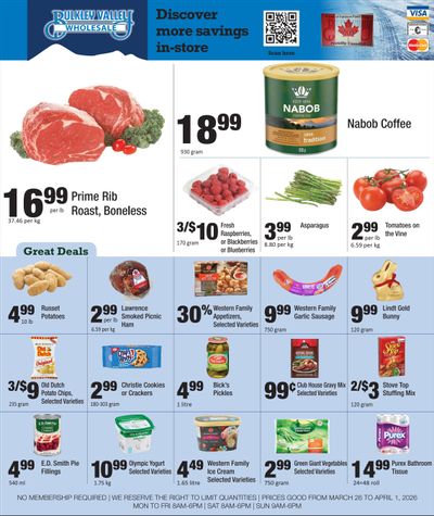 Bulkley Valley Wholesale Flyer March 26 to April 1