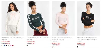 Bluenotes and Aeropostale Canada: Big Spring Savings Sale 30-50% off + Clearance up to 70% off