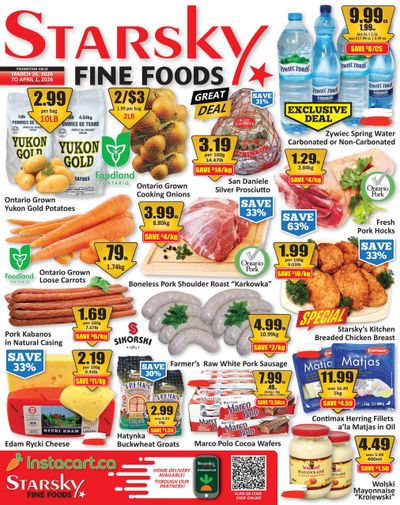 Starsky Foods Flyer March 26 to April 1
