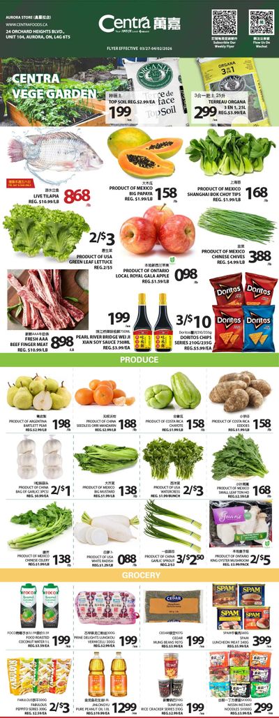 Centra Foods (Aurora) Flyer March 27 to April 2