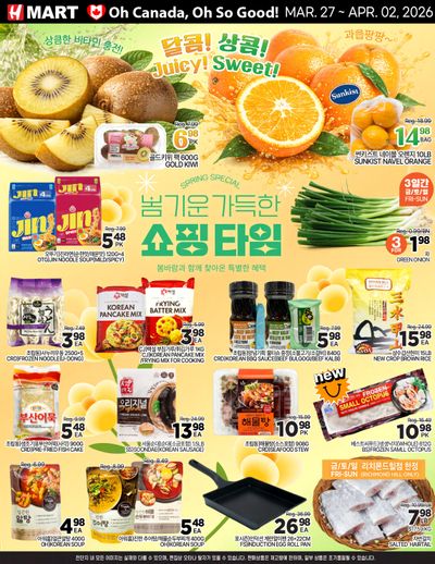 H Mart (ON) Flyer March 27 to April 2