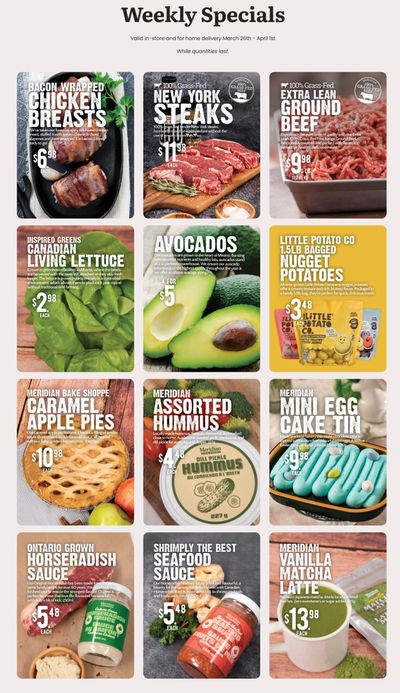 Meridian Farm Market Flyer March 26 to April 1