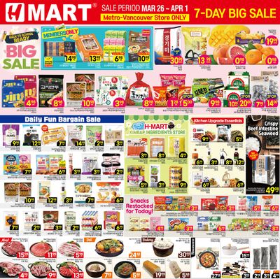 H Mart (West) Flyer March 26 to April 1