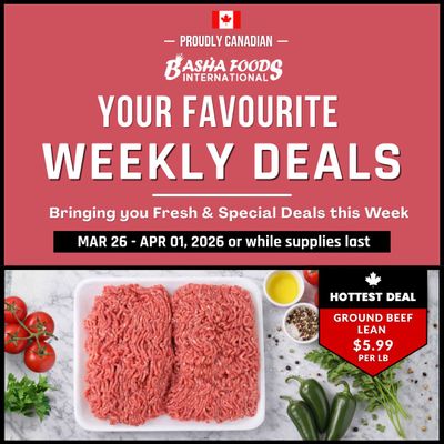 Basha Foods International Flyer March 26 to April 1