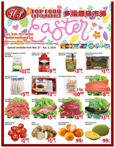 Top Food Supermarket Flyer March 27 to April 2