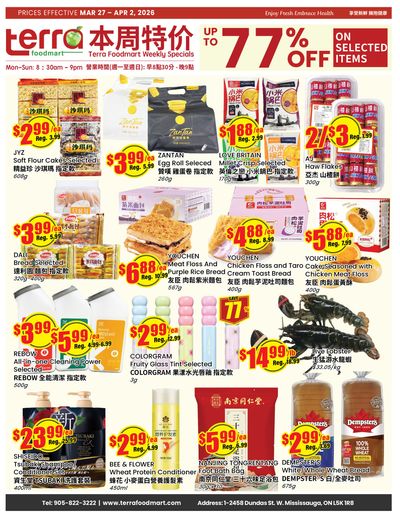 Terra Foodmart Flyer March 27 to April 2
