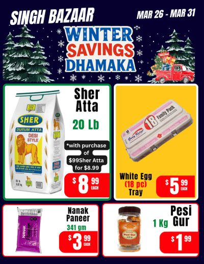 Singh Bazaar Flyer March 27 to 31