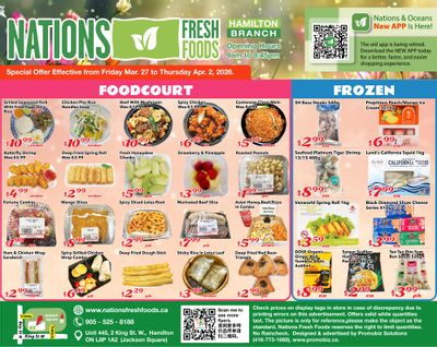 Nations Fresh Foods (Hamilton) Flyer March 27 to April 2