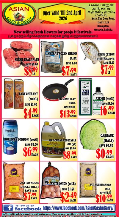 Asian Cash & Carry Flyer March 27 to April 2