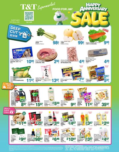 T&T Supermarket (GTA) Flyer March 27 to April 2