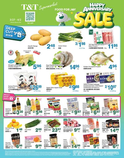 T&T Supermarket (AB) Flyer March 27 to April 2