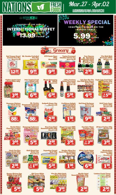 Nations Fresh Foods (Mississauga) Flyer March 27 to April 2