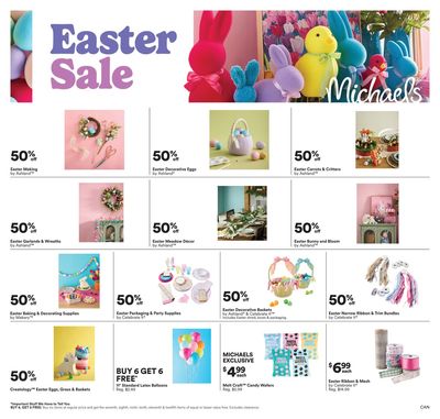 Michael's Flyer March 27 to April 2