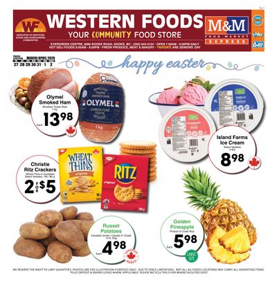 Western Foods Flyer March 27 to April 2 
