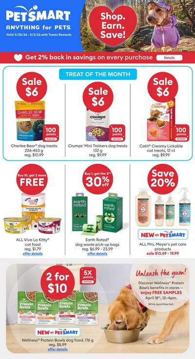 PetSmart Flyer March 30 to May 3