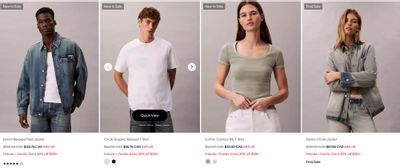 Calvin Klein Canada: 40% off Sitewide + 30% off Underwear + Extra 20% off $125