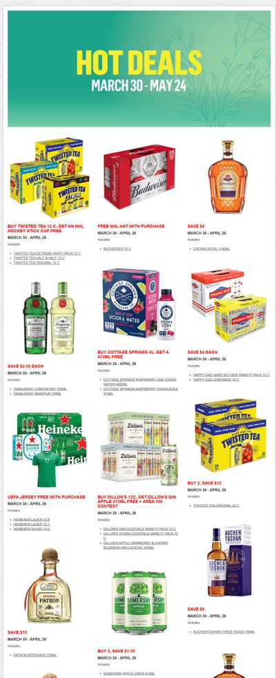 ANBL Hot Deals Flyer March 30 to May 24