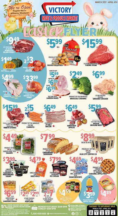 Victory Meat Market Flyer March 31 to April 4