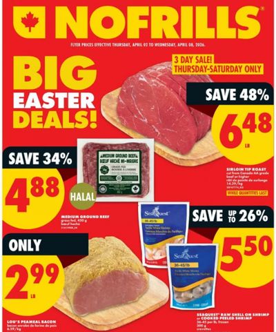No Frills Ontario: Sirloin Tip Roast $6.48/lb 3 Day Sale April 2nd – 4th