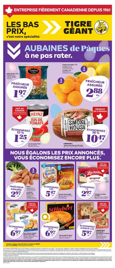 Tigre Géant Flyer April 1 to 7
