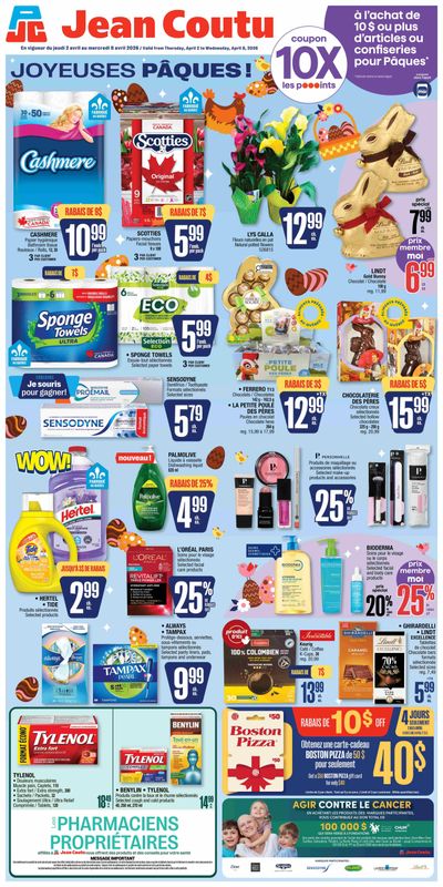 Jean Coutu Flyer April 2 to 8