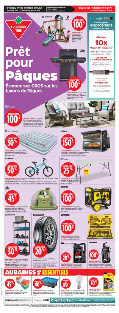 Canadian Tire (QC) Flyer April 2 to 8