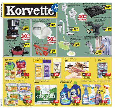 Korvette Flyer April 2 to 15
