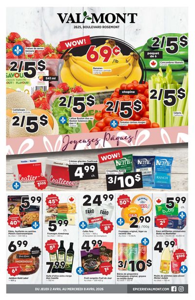 Val-Mont Flyer April 2 to 8