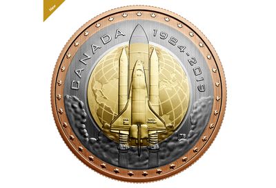 Royal Canadian Mint New Coins: First Canadian in Space Coin + Great Hammerhead Shark Pure Silver Coin