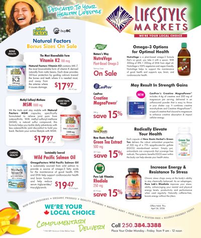 Lifestyle Markets Monday Magazine Flyer March 26 to April 26
