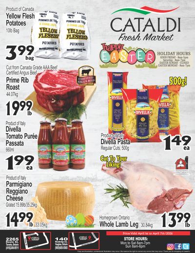 Cataldi Fresh Market Flyer April 1 to 7