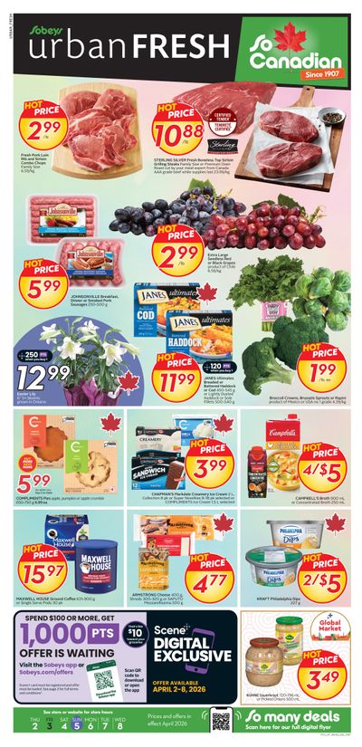 Sobeys Urban Fresh Flyer April 2 to 8