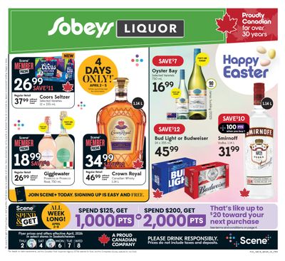 Sobeys (SK) SWCB Flyer April 2 to 8