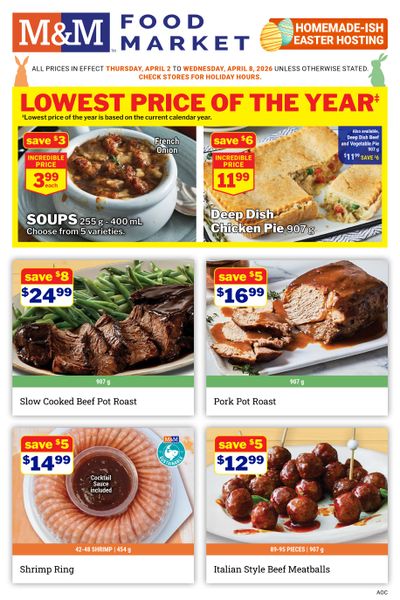 M&M Food Market (Atlantic, ON & West) Flyer April 2 to 8