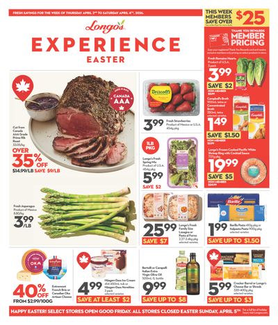 Longo's Flyer April 2 to 4