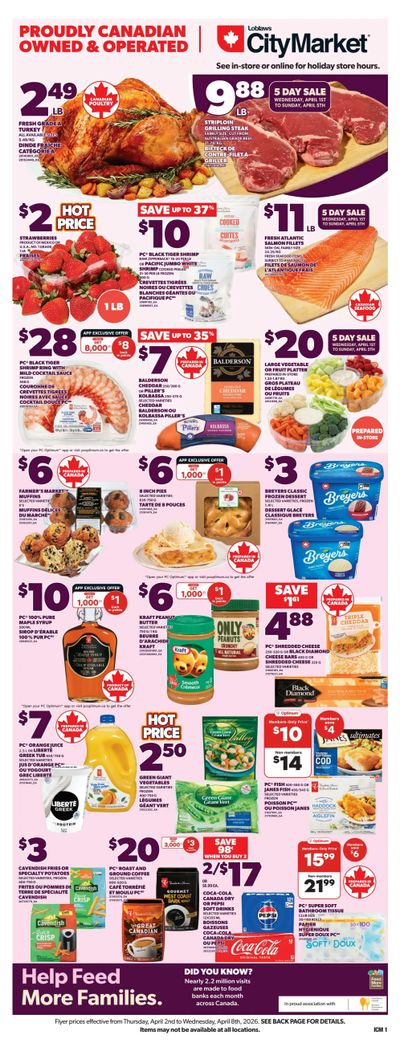 Loblaws City Market (ON) Flyer April 2 to 8