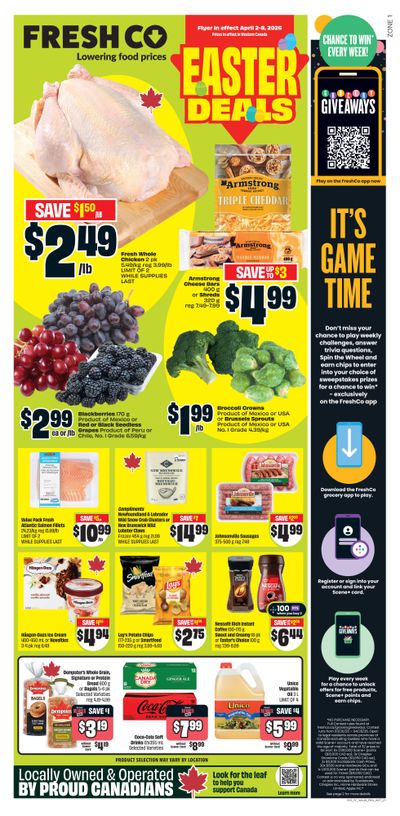 FreshCo (West) Flyer April 2 to 8