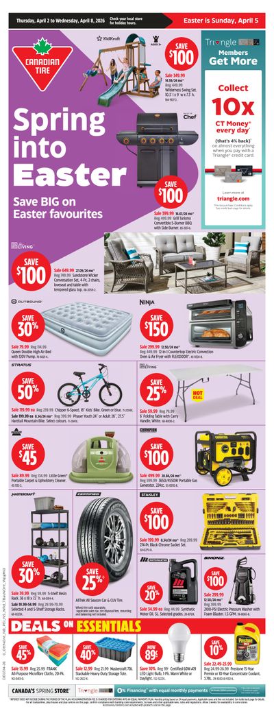 Canadian Tire (West) Flyer April 3 to 9