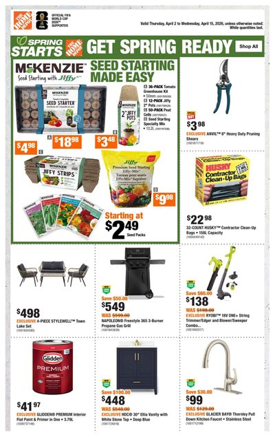 Home Depot (Atlantic) Flyer April 2 to 15